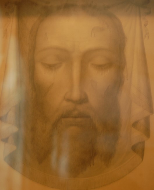 face of Jesus detail