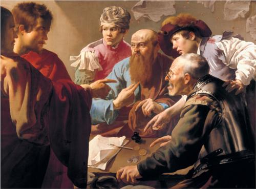 The Calling of St. Matthew - Hendrick Terbrugghen, 1621.jpg!Blog