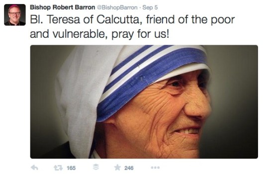 bishop barron example tweet