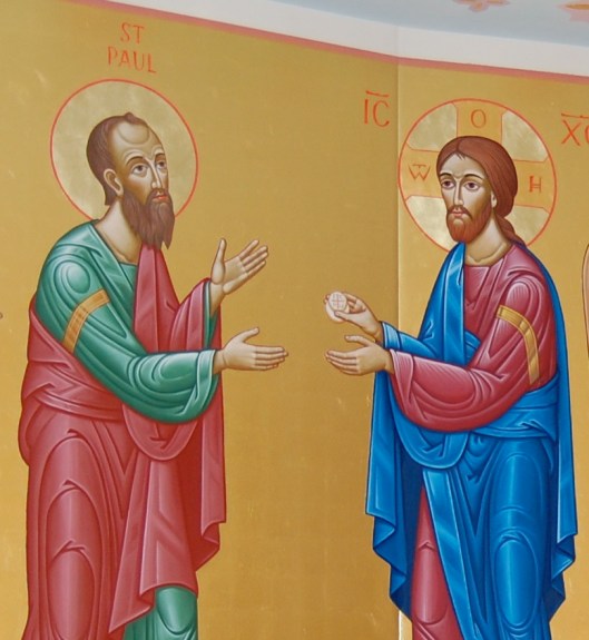 eucharist st paul and Jesus