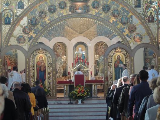 liturgy behind the iconastastis