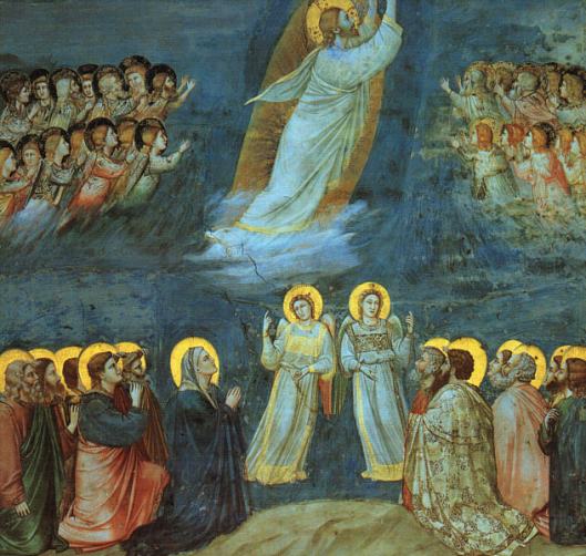 The Ascension by Giotto Scrovegni Chapel