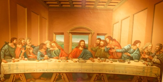 mass blessed sacrement ceiling